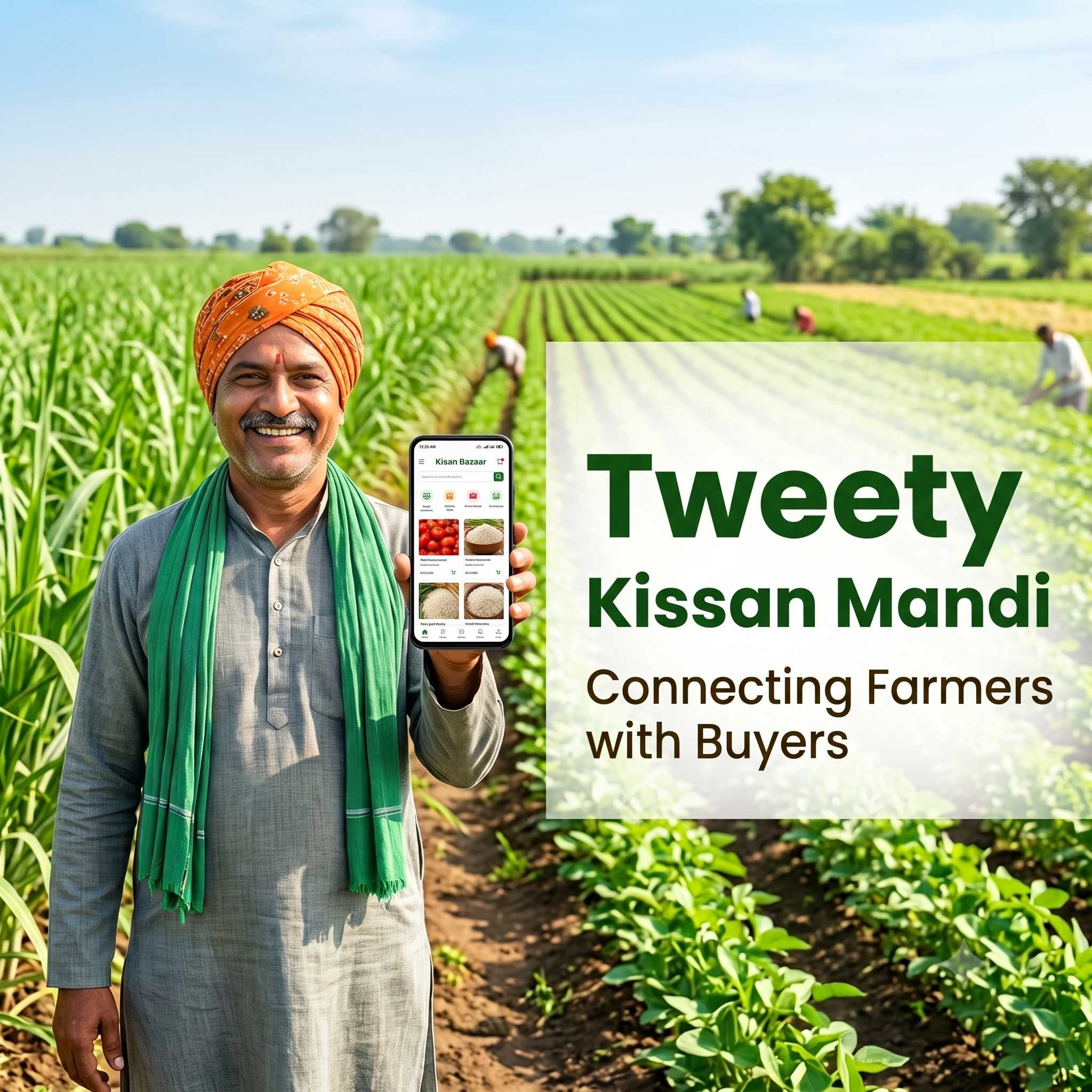 Tweety Kissan Mandi - Direct Farmers to Buyers Marketplace